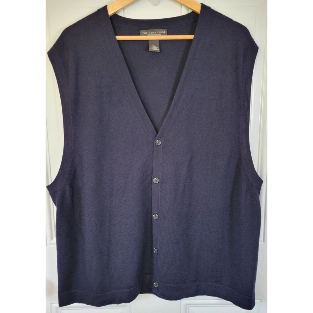 The Men's Store Bloomingdale's Mens Merino Wool Sweater Vest Size XXL